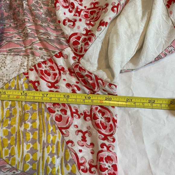 Floreat Anthropologie Kimono Robe Jacket M/L Patchwork Asian Inspired NO BELT - Picture 16 of 16